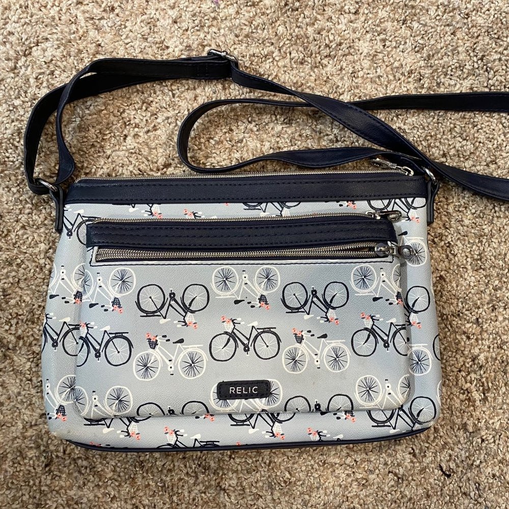 Relic by Fossil Evie Crossbody - Lt. Blue Bicycle